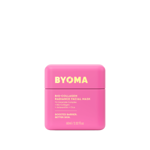 BYOMA Bio‑Collagen Radiance Facial Mask 60ml, Barrier‑Boosting Anti‑Aging Mask with Tri‑Ceramide Complex, Bio‑Collagen, Astaxanthin & Cica for Plump, Glowing Skin